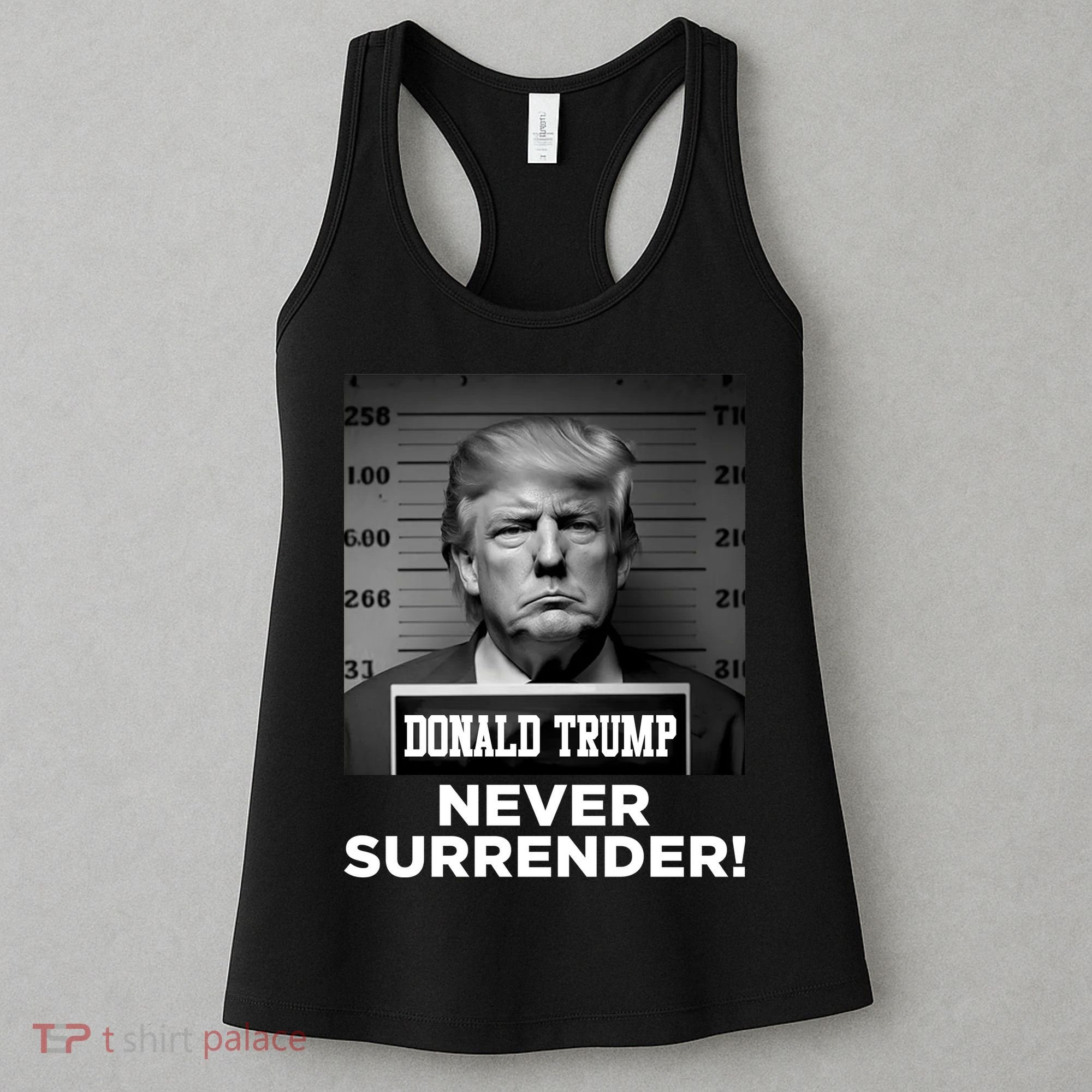 Trump Never Surrender 2024 Mugshot Women's Tank Top