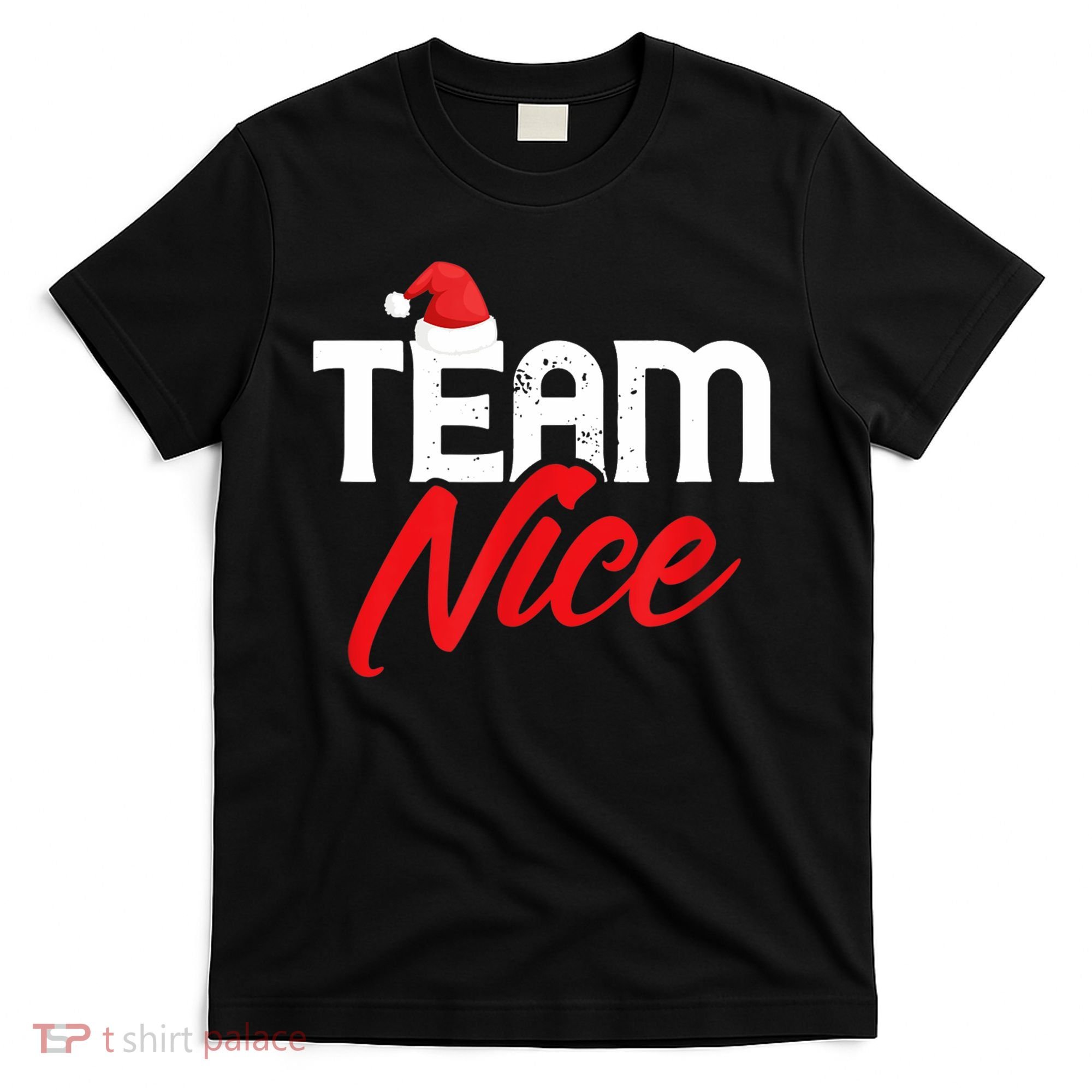 Team Nice Shirt Funny Couple Matching Outfit Team Naughty TShirt T-Shirt