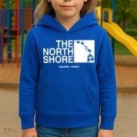 The North Shore Logo Gift Kids Hoodie thumb 3