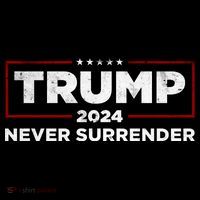Trump Never Surrender 2024 Ornament thumb 1