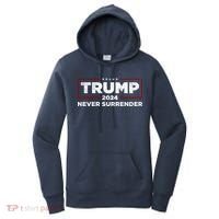 Trump Never Surrender 2024 Women's Hoodie thumb 0