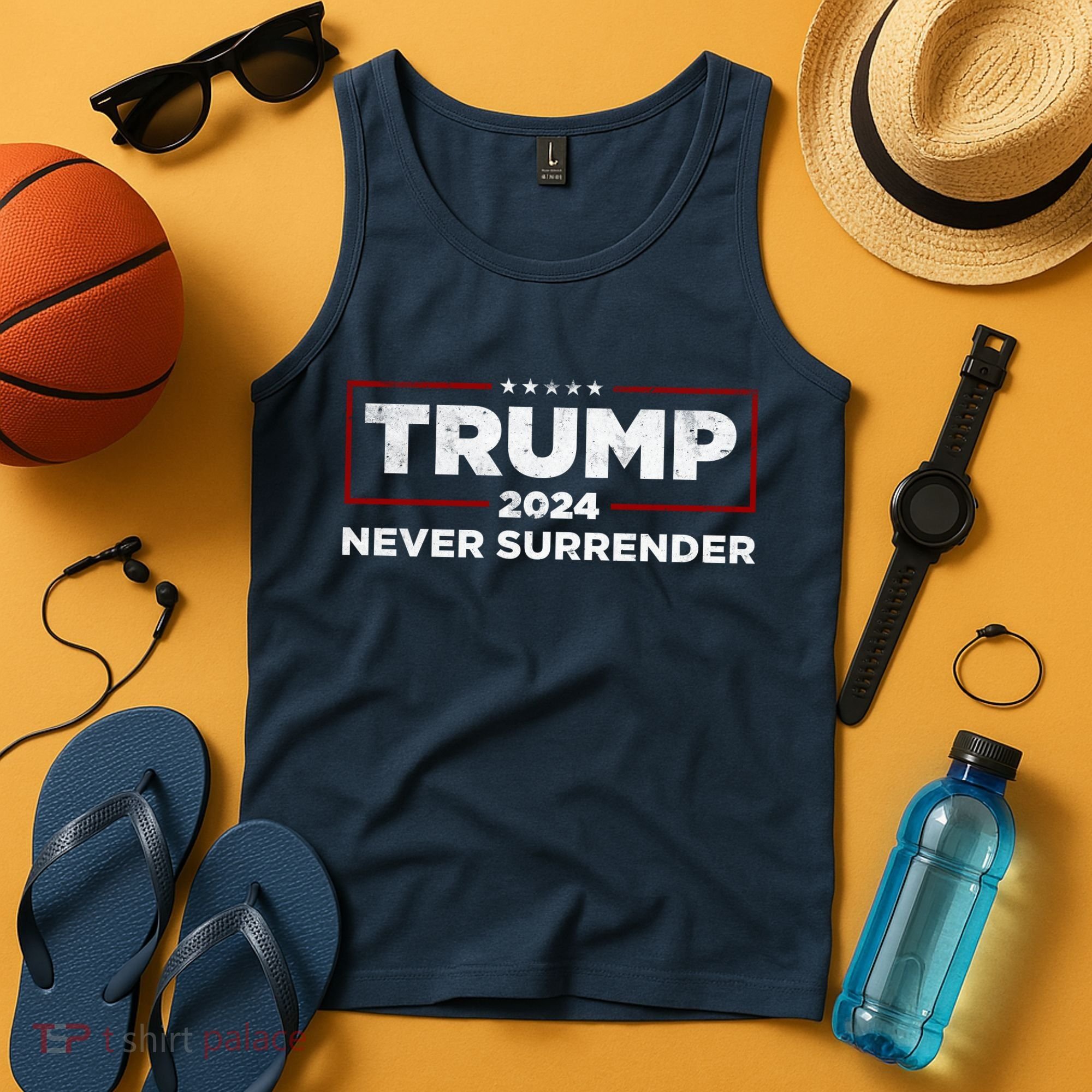 Trump Never Surrender 2024 Tank Top