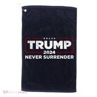 Trump Never Surrender 2024 Golf Towel thumb 0