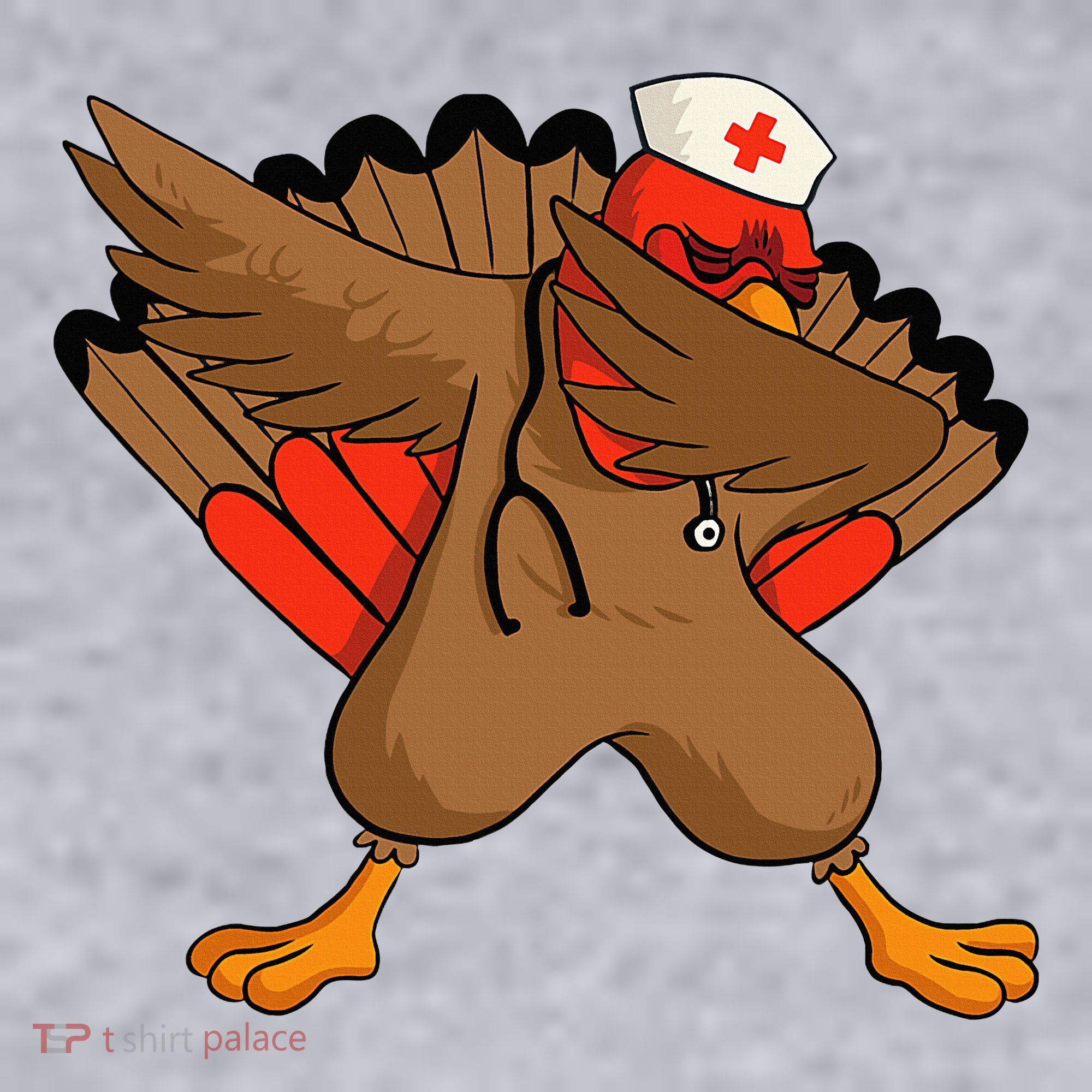 Turkey Nurse Stethoscope Thanksgiving Nurse Turkey Women's Sweatshirt