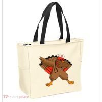 Turkey Nurse Stethoscope Thanksgiving Nurse Turkey Tote Bag thumb 2