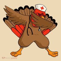 Turkey Nurse Stethoscope Thanksgiving Nurse Turkey Tote Bag thumb 4