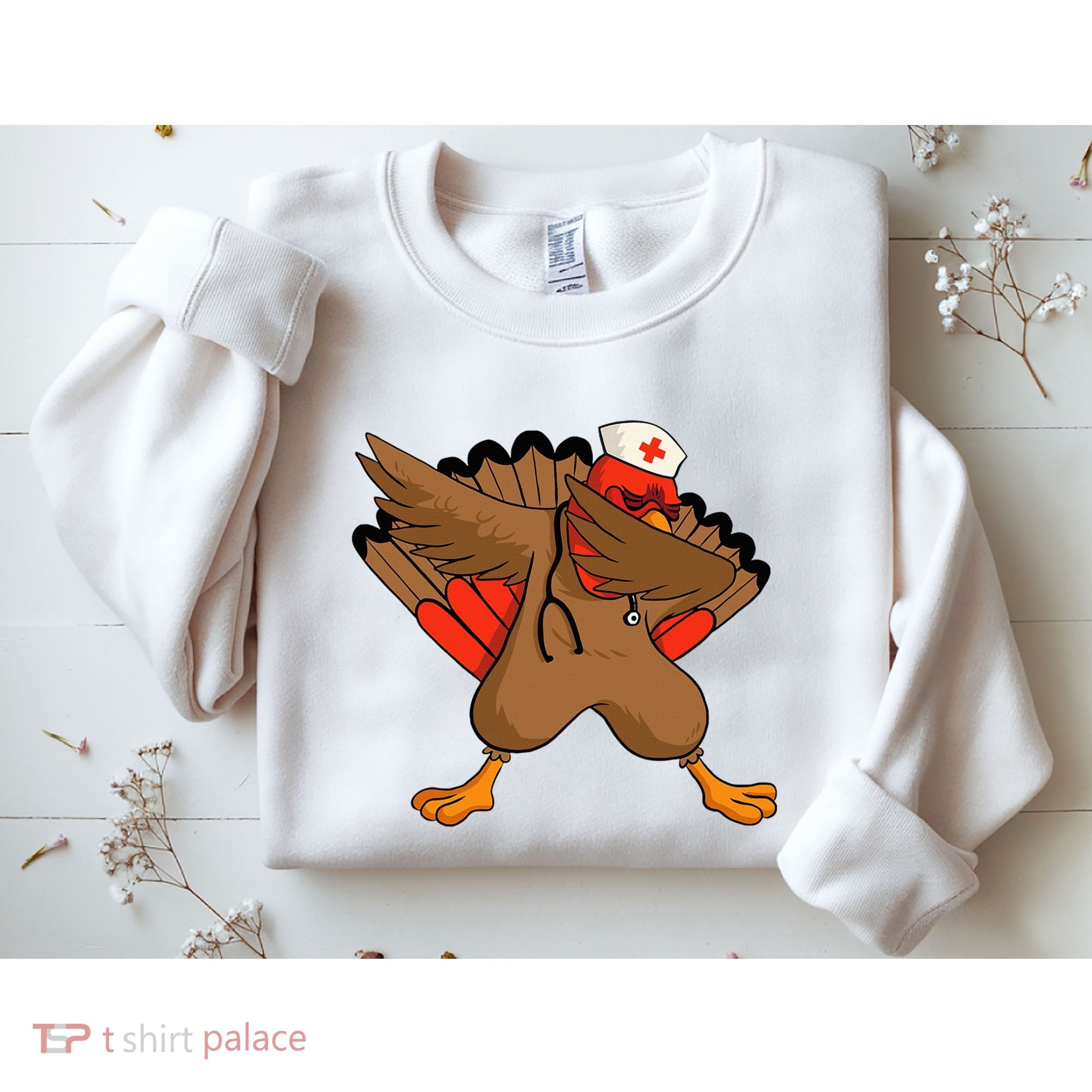 Turkey Nurse Stethoscope Thanksgiving Nurse Turkey Sweatshirt