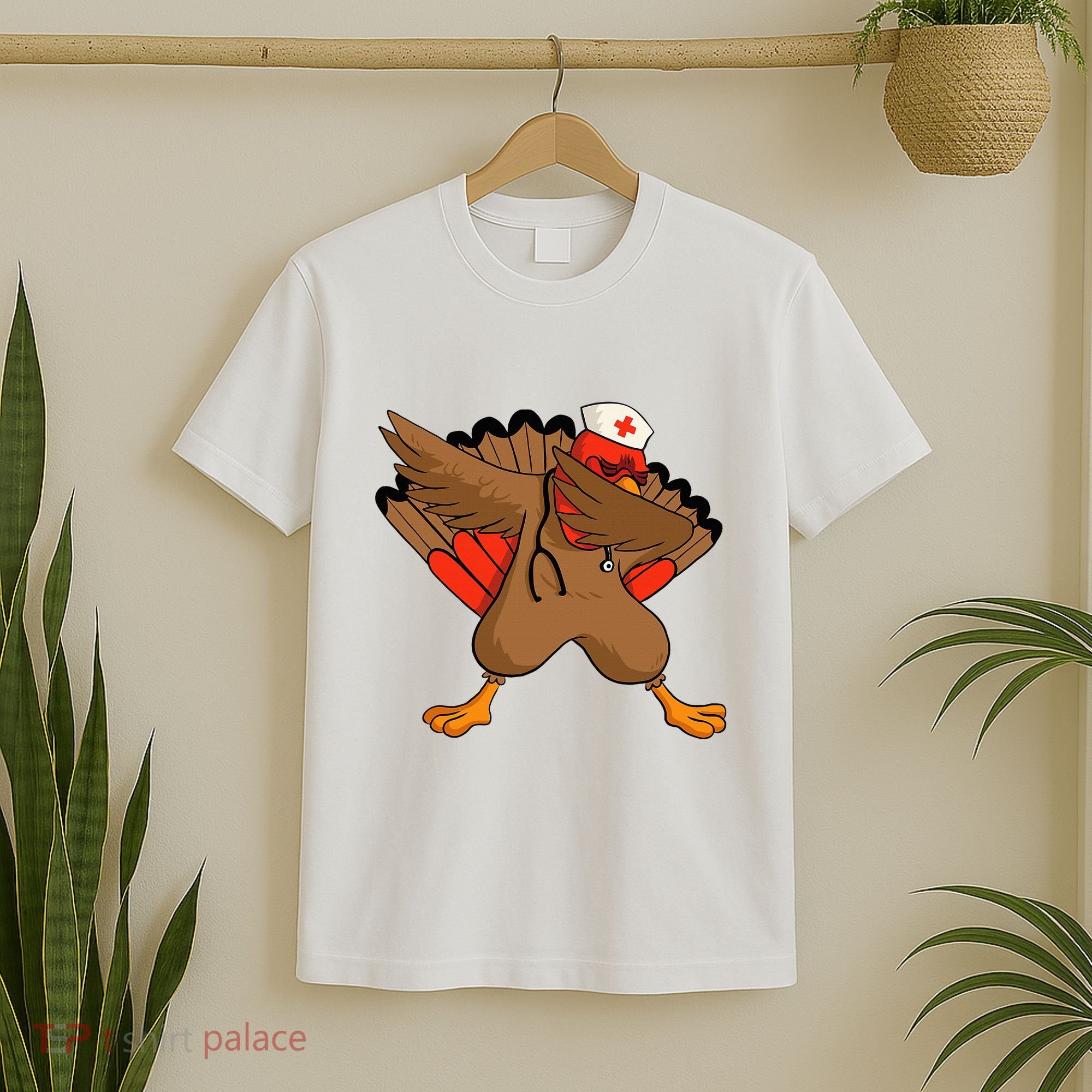 Turkey Nurse Stethoscope Thanksgiving Nurse Turkey T-Shirt