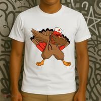 Turkey Nurse Stethoscope Thanksgiving Nurse Turkey T-Shirt thumb 3