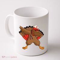 Turkey Nurse Stethoscope Thanksgiving Nurse Turkey Coffee Mug thumb 0