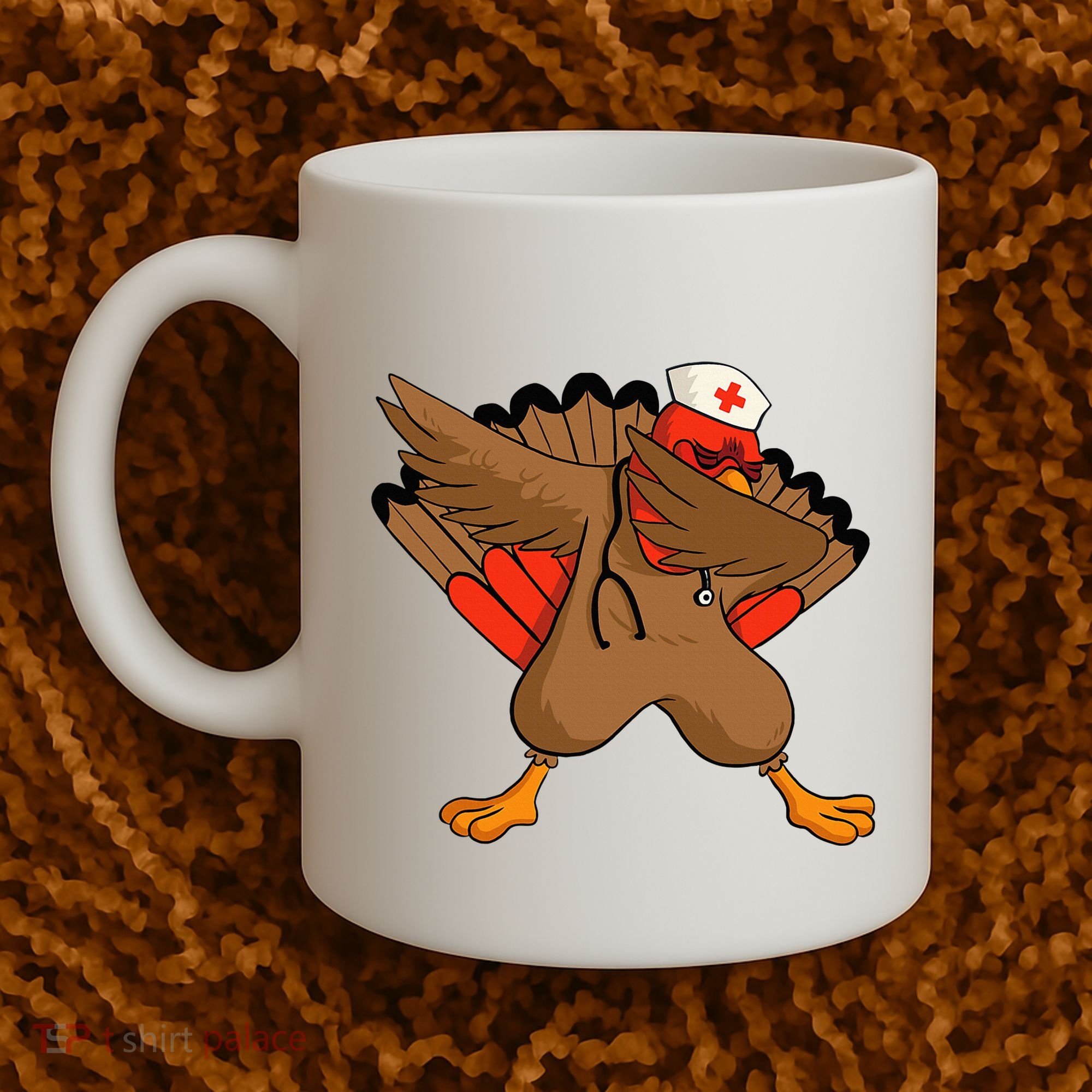 Turkey Nurse Stethoscope Thanksgiving Nurse Turkey Coffee Mug