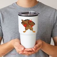 Turkey Nurse Stethoscope Thanksgiving Nurse Turkey Tumbler thumb 2