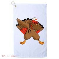Turkey Nurse Stethoscope Thanksgiving Nurse Turkey Golf Towel thumb 0