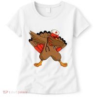 Turkey Nurse Stethoscope Thanksgiving Nurse Turkey Women's T-Shirt thumb 0