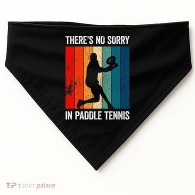 ThreS No Sorry In Paddle Tennis USA-Made Doggie Bandana