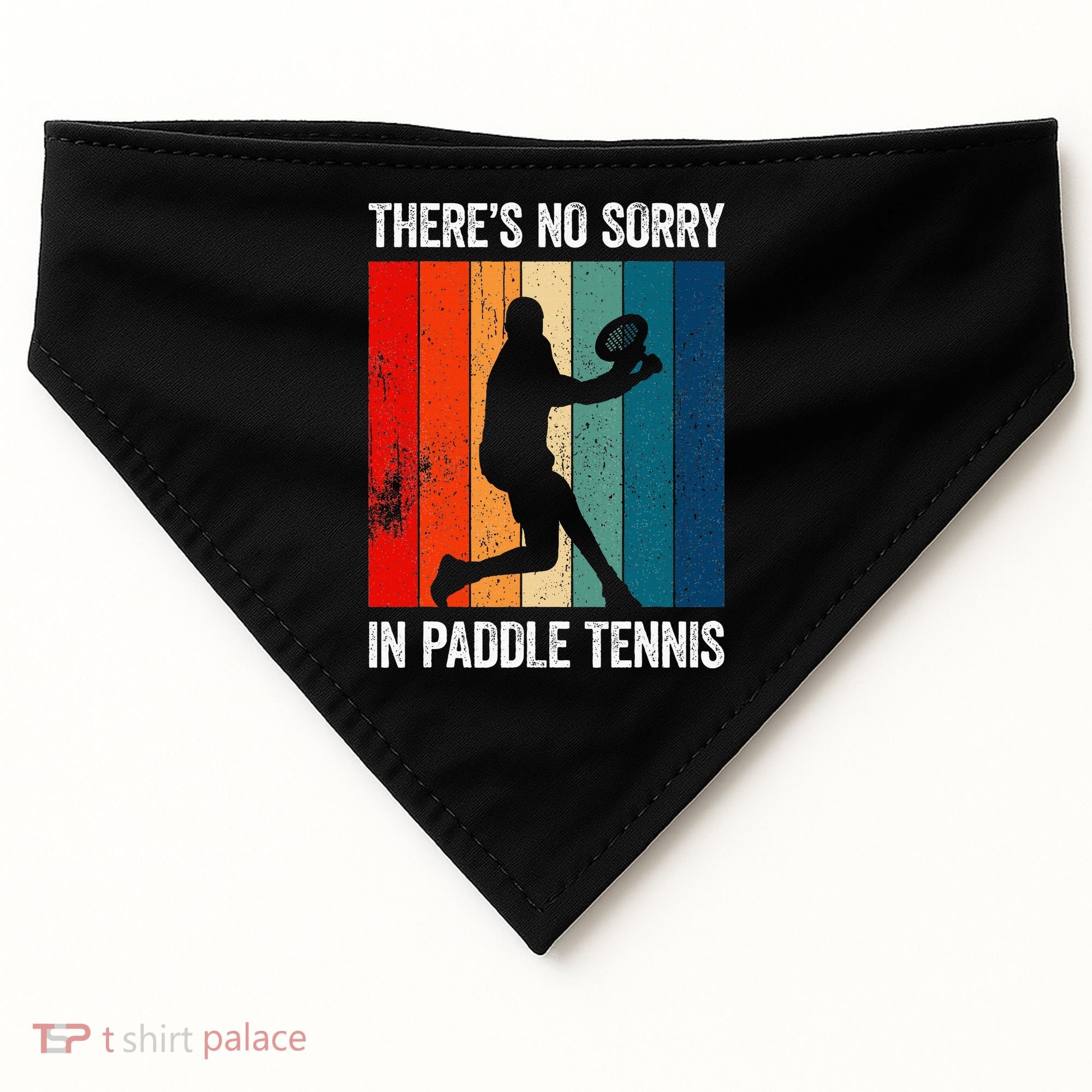 ThreS No Sorry In Paddle Tennis USA-Made Doggie Bandana