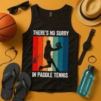 ThreS No Sorry In Paddle Tennis Tank Top thumb 4