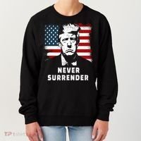 Trump Never Surrender Women's Sweatshirt thumb 0