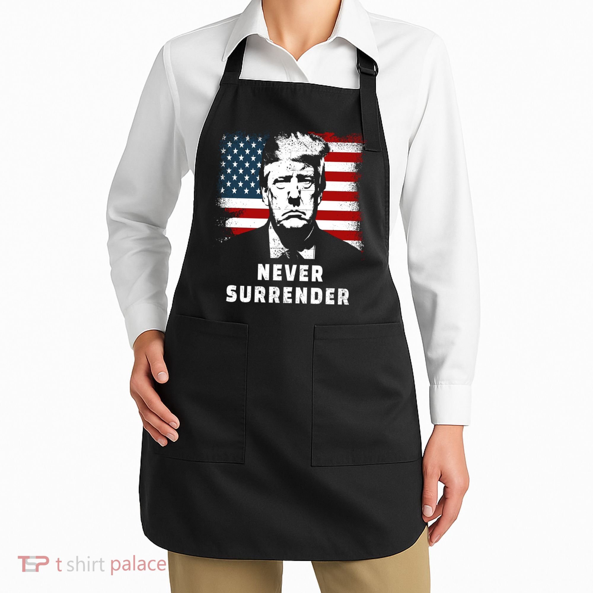 Trump Never Surrender Apron