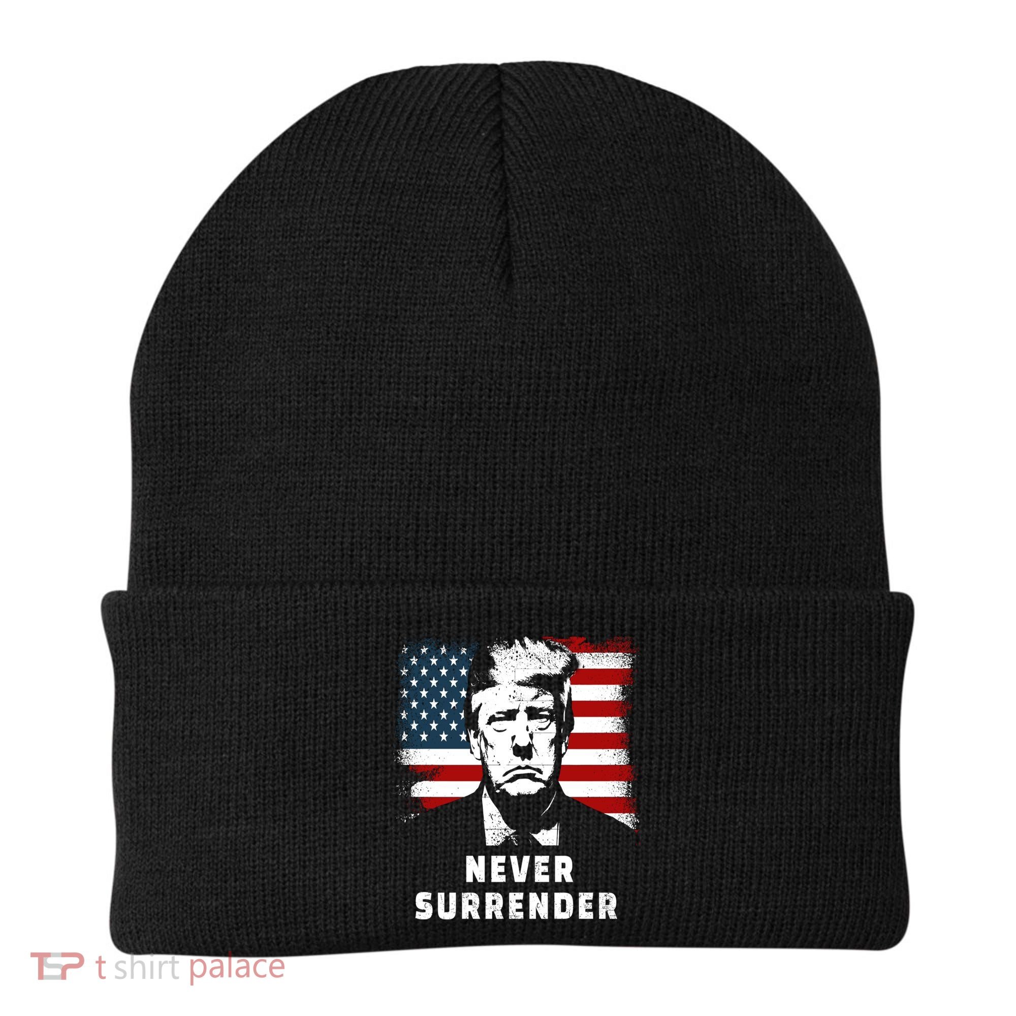 Trump Never Surrender Beanie