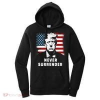 Trump Never Surrender Women's Hoodie thumb 0
