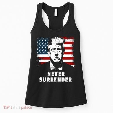 Trump Never Surrender Women's Tank Top