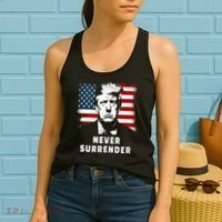 Trump Never Surrender Women's Tank Top thumb 2