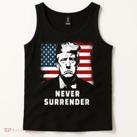 Trump Never Surrender Tank Top thumb 2