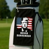 Trump Never Surrender Golf Towel thumb 2
