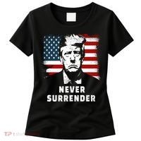 Trump Never Surrender Women's T-Shirt thumb 0