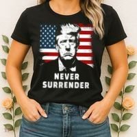 Trump Never Surrender Women's T-Shirt thumb 2
