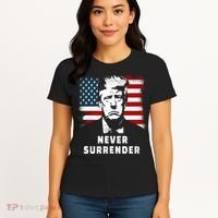 Trump Never Surrender Women's T-Shirt thumb 4