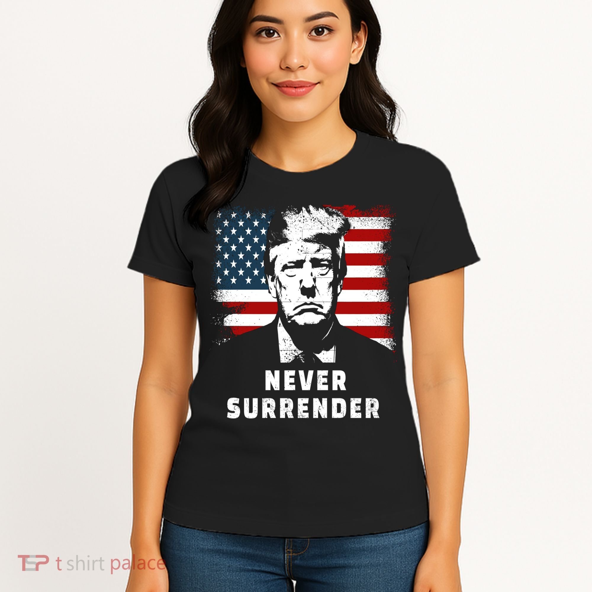 Trump Never Surrender Women's T-Shirt