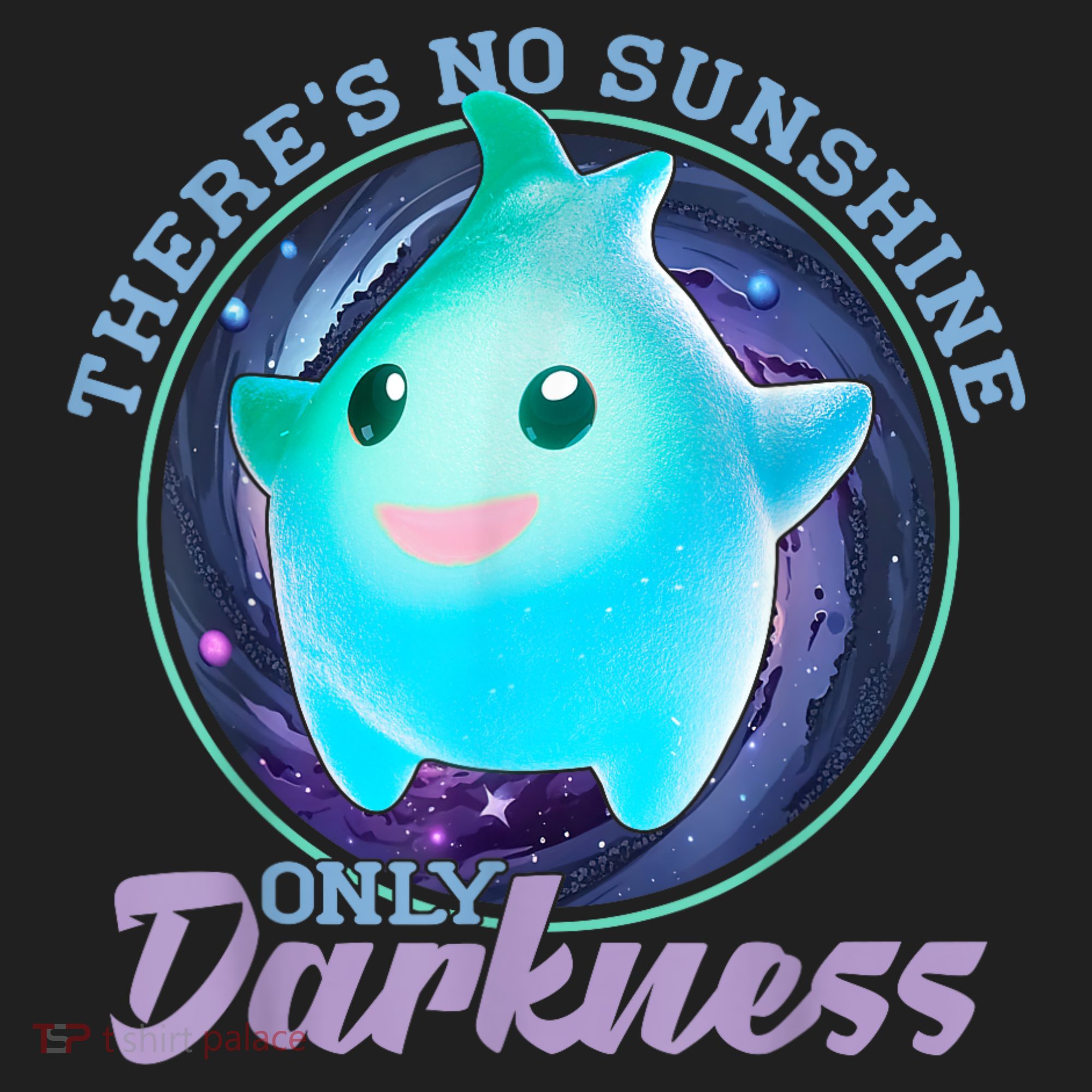 Theres No Sunshine Only Darkness Shiny Women's Sweatshirt