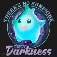 Theres No Sunshine Only Darkness Shiny Hoodie thumb 2