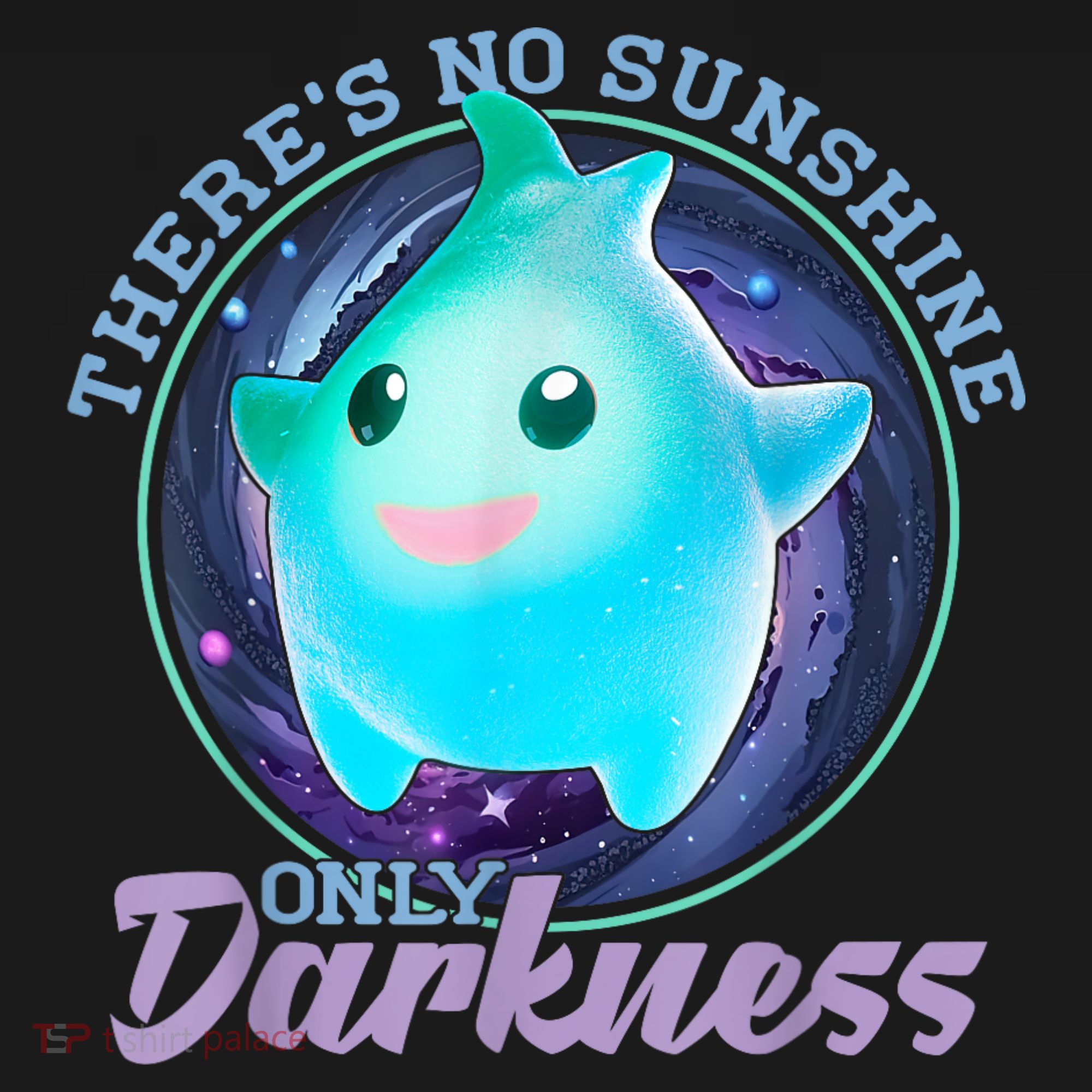 Theres No Sunshine Only Darkness Shiny Mousepad