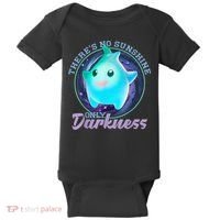 Theres No Sunshine Only Darkness Shiny Baby Bodysuit thumb 0