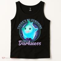 Theres No Sunshine Only Darkness Shiny Tank Top thumb 2