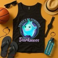 Theres No Sunshine Only Darkness Shiny Tank Top thumb 4
