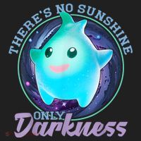 Theres No Sunshine Only Darkness Shiny Golf Towel thumb 3