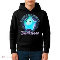Theres No Sunshine Only Darkness Shiny Kids Hoodie thumb 4