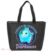 Theres No Sunshine Only Darkness Shiny Tote Bag thumb 0