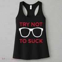 Try Not To Suck Funny Baseball Women's Tank Top thumb 3