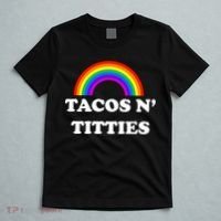Tacos N Titties Pride Month Lgbtq T-Shirt thumb 5