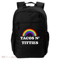 Tacos N Titties Pride Month Lgbtq Backpack thumb 0