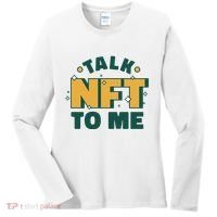 Talk NFT To Me Women's Long Sleeve Shirt thumb 0