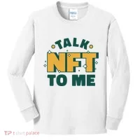Talk NFT To Me Kids Long Sleeve Shirt thumb 0