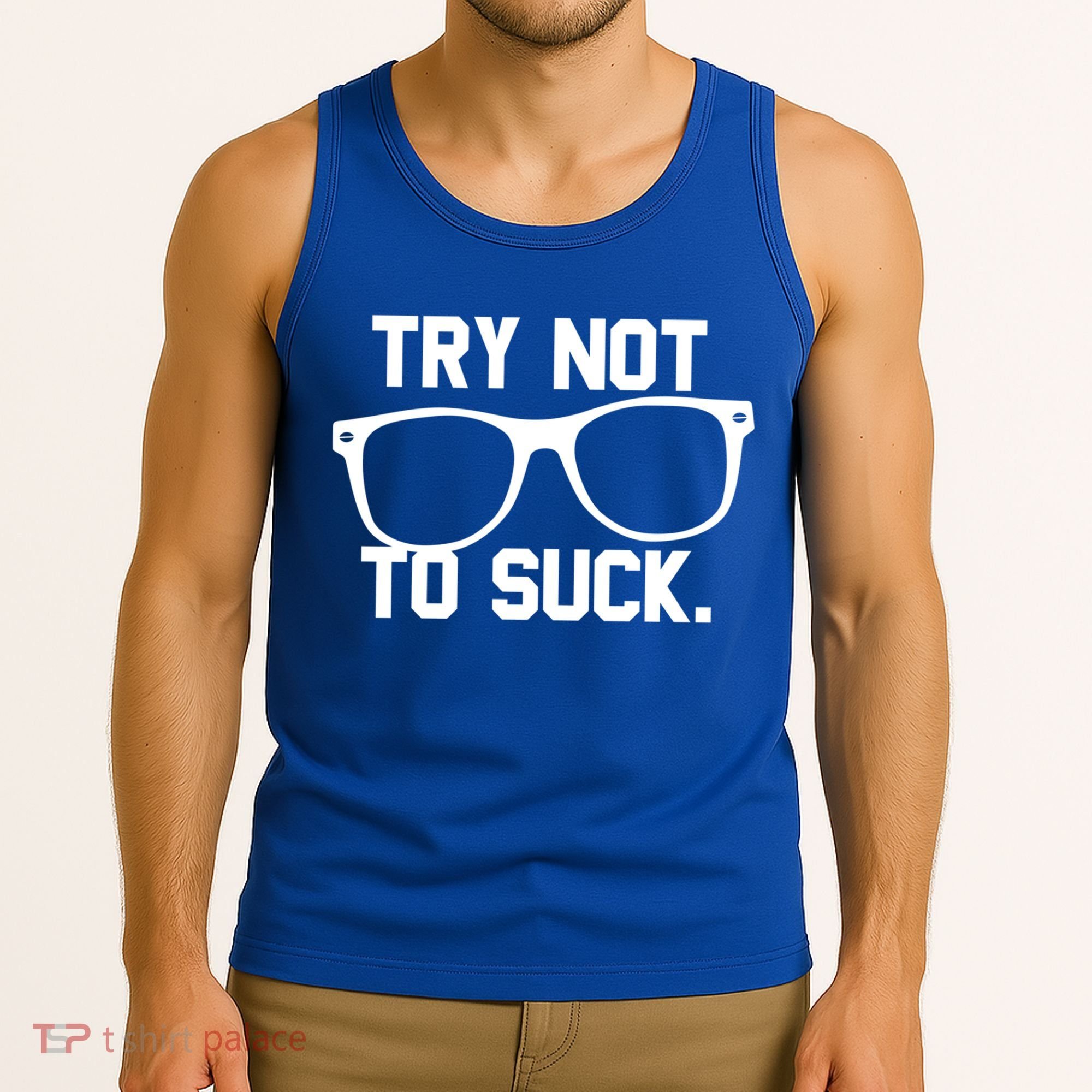 Try Not To Suck Book Movie Lover Reading Gift Great Gift Tank Top