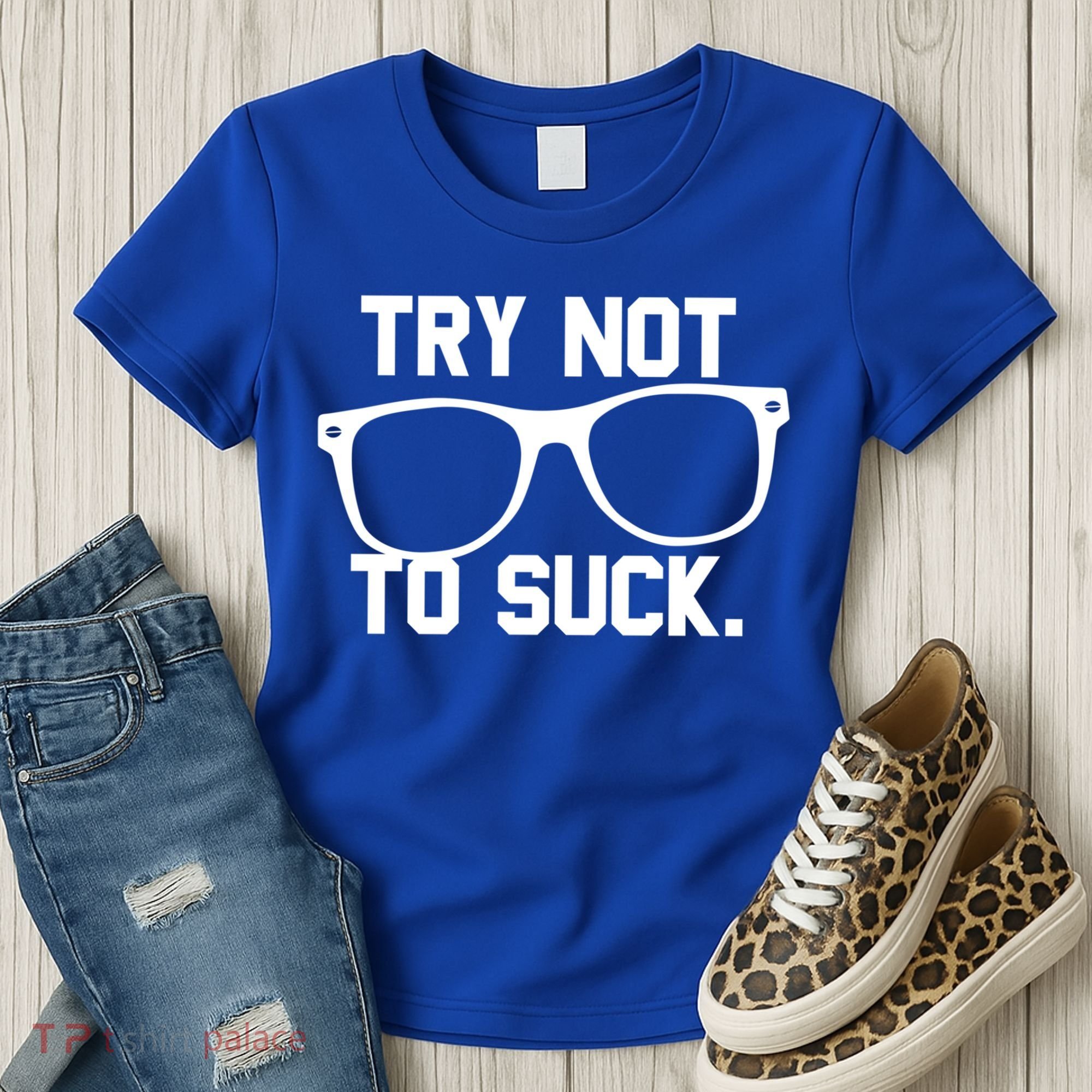 Try Not To Suck Book Movie Lover Reading Gift Great Gift Women's T-Shirt