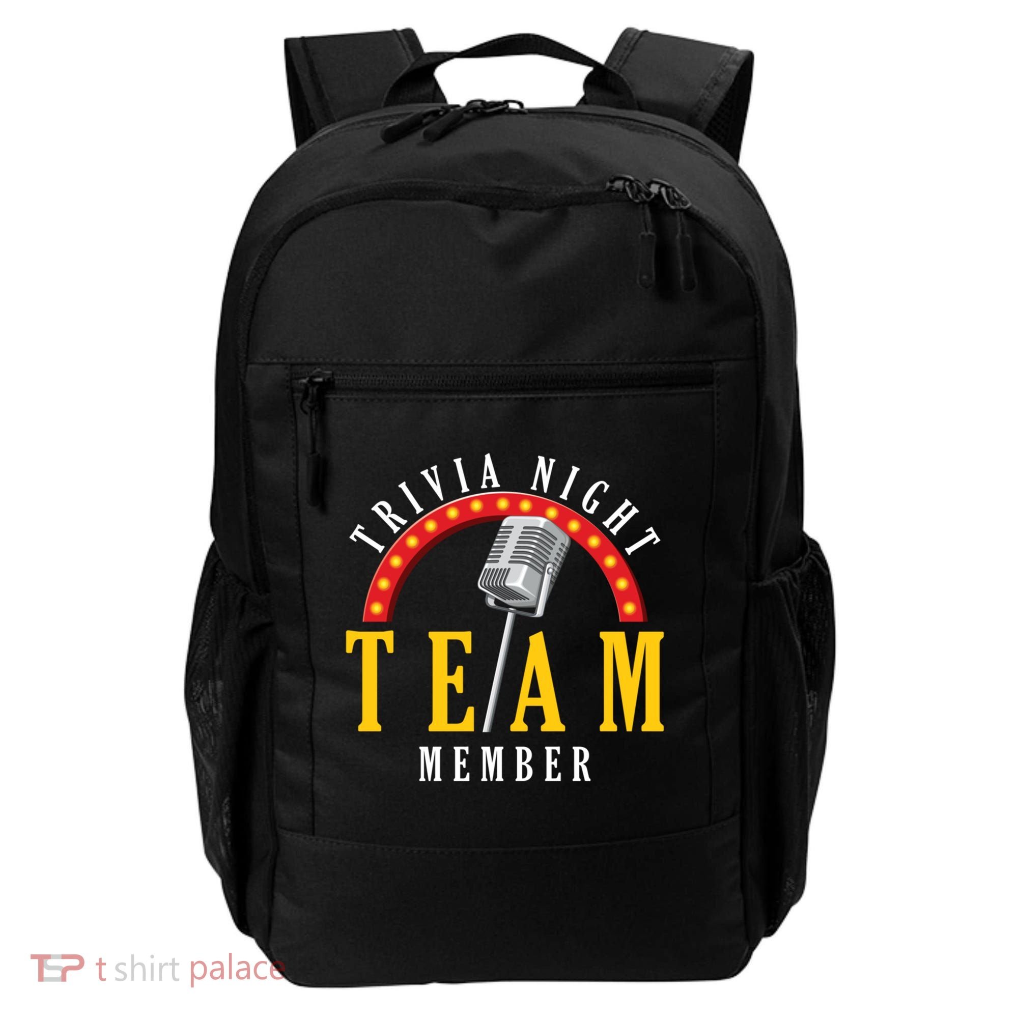 Trivia Night Team Member Quiz Game Show Trivia Gift Backpack